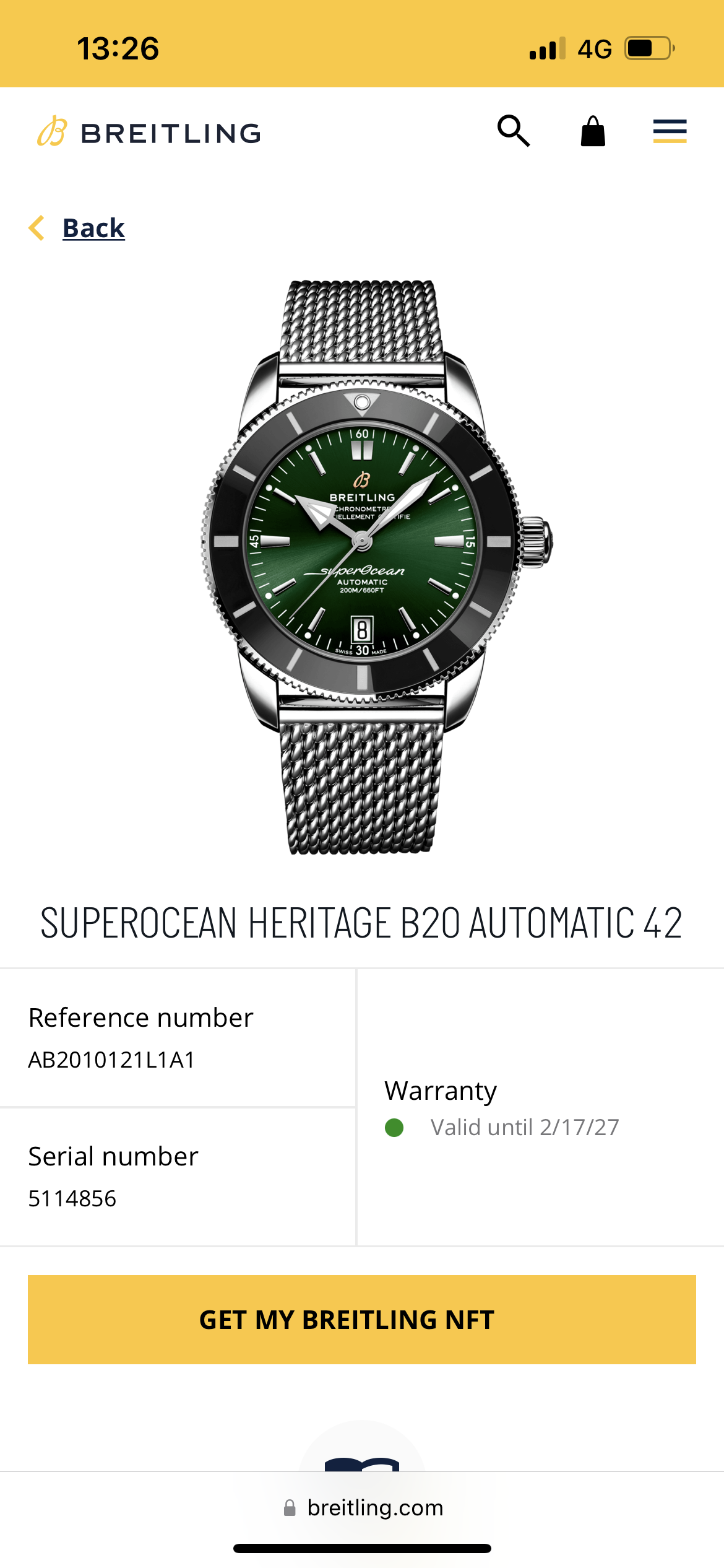 Superocean heritage ii on sale 42mm